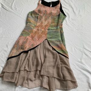 Silk Designer Dress XS